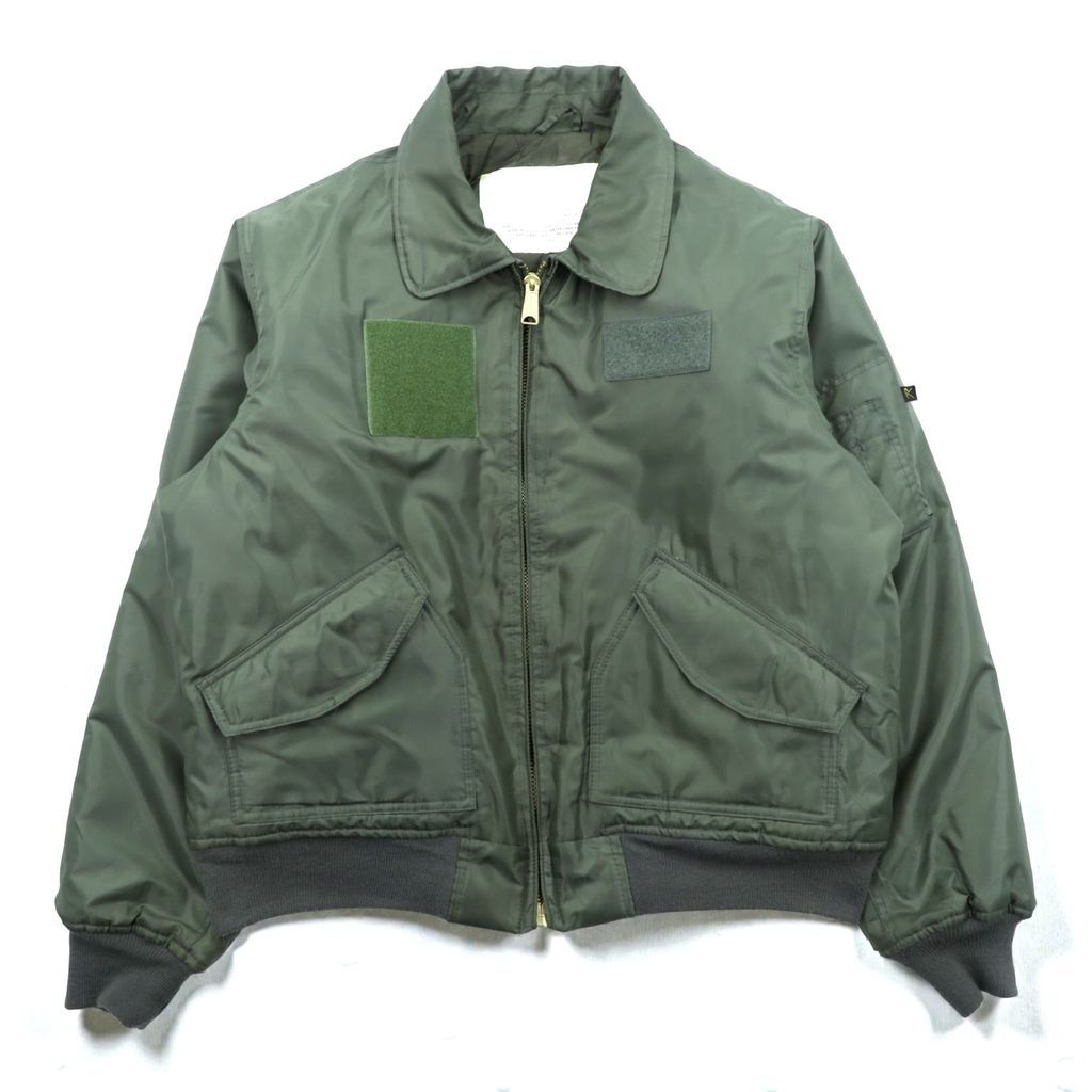 US AIR FORCE 米軍 CWU-45P 短丈 フライトジャケット XL カーキ 中綿