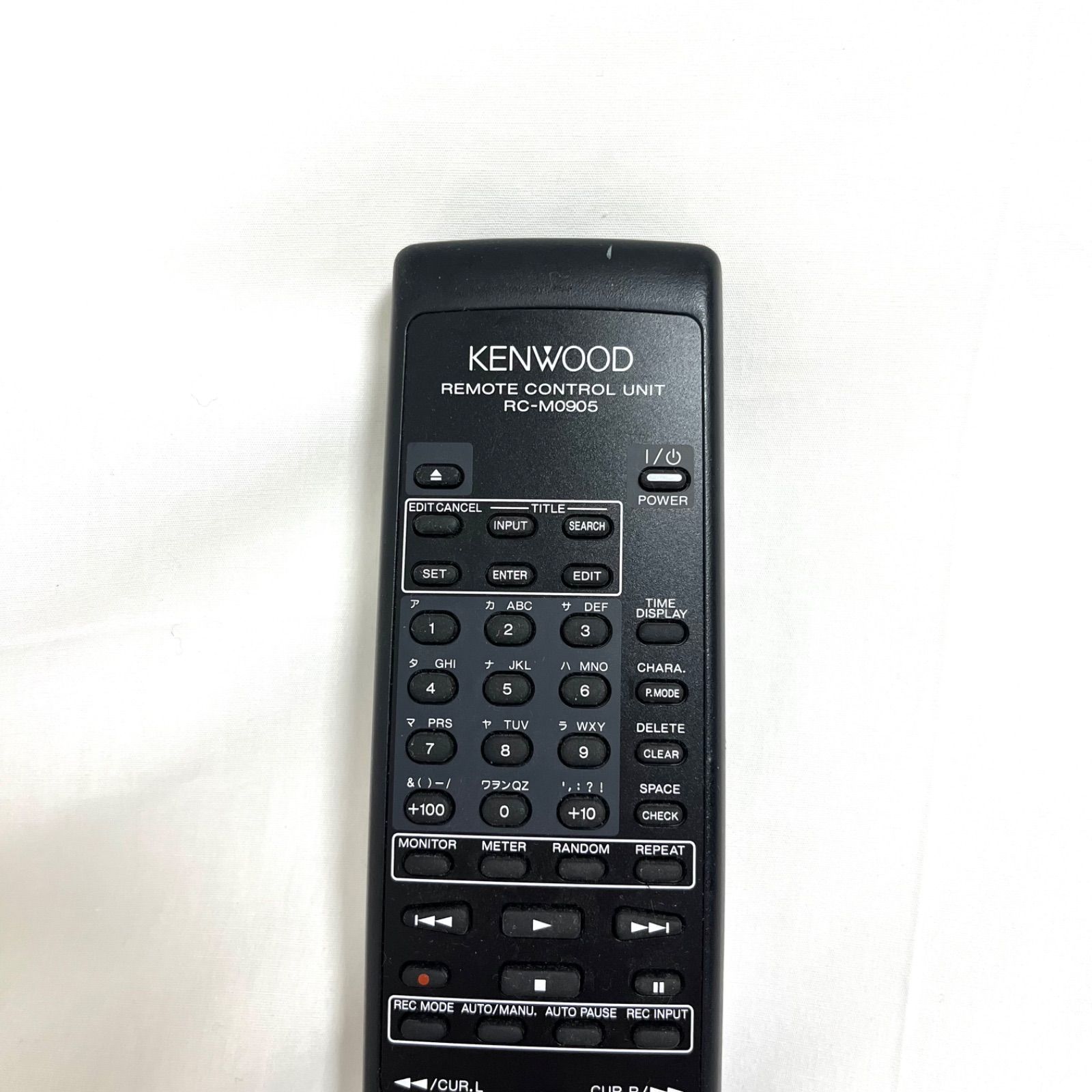 美品】KENWOOD ケンウッド MDデッキ用リモコン RC-M0905 DMF-7003 用