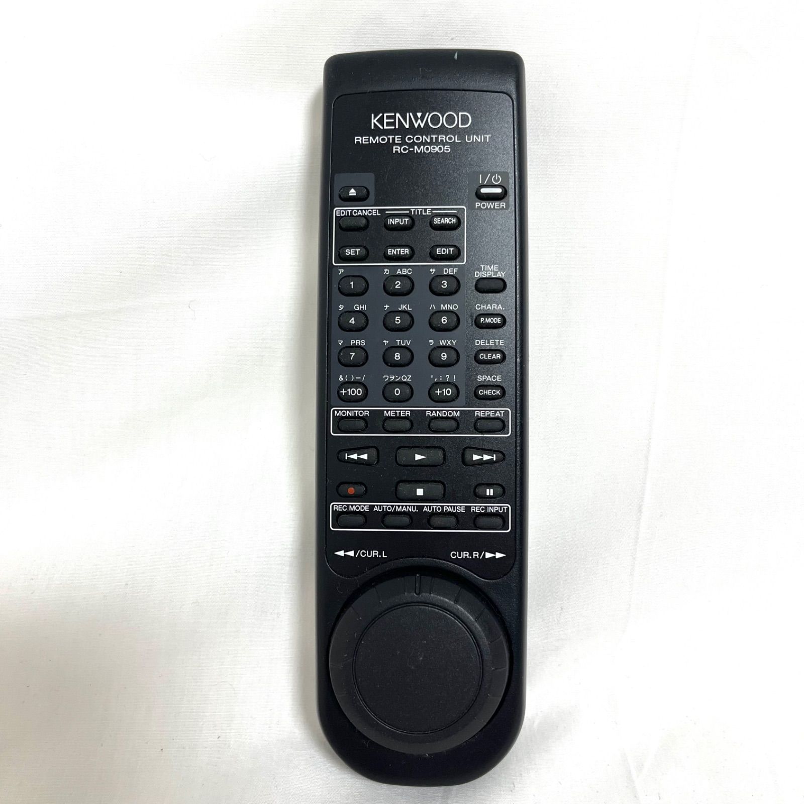 美品】KENWOOD ケンウッド MDデッキ用リモコン RC-M0905 DMF-7003 用