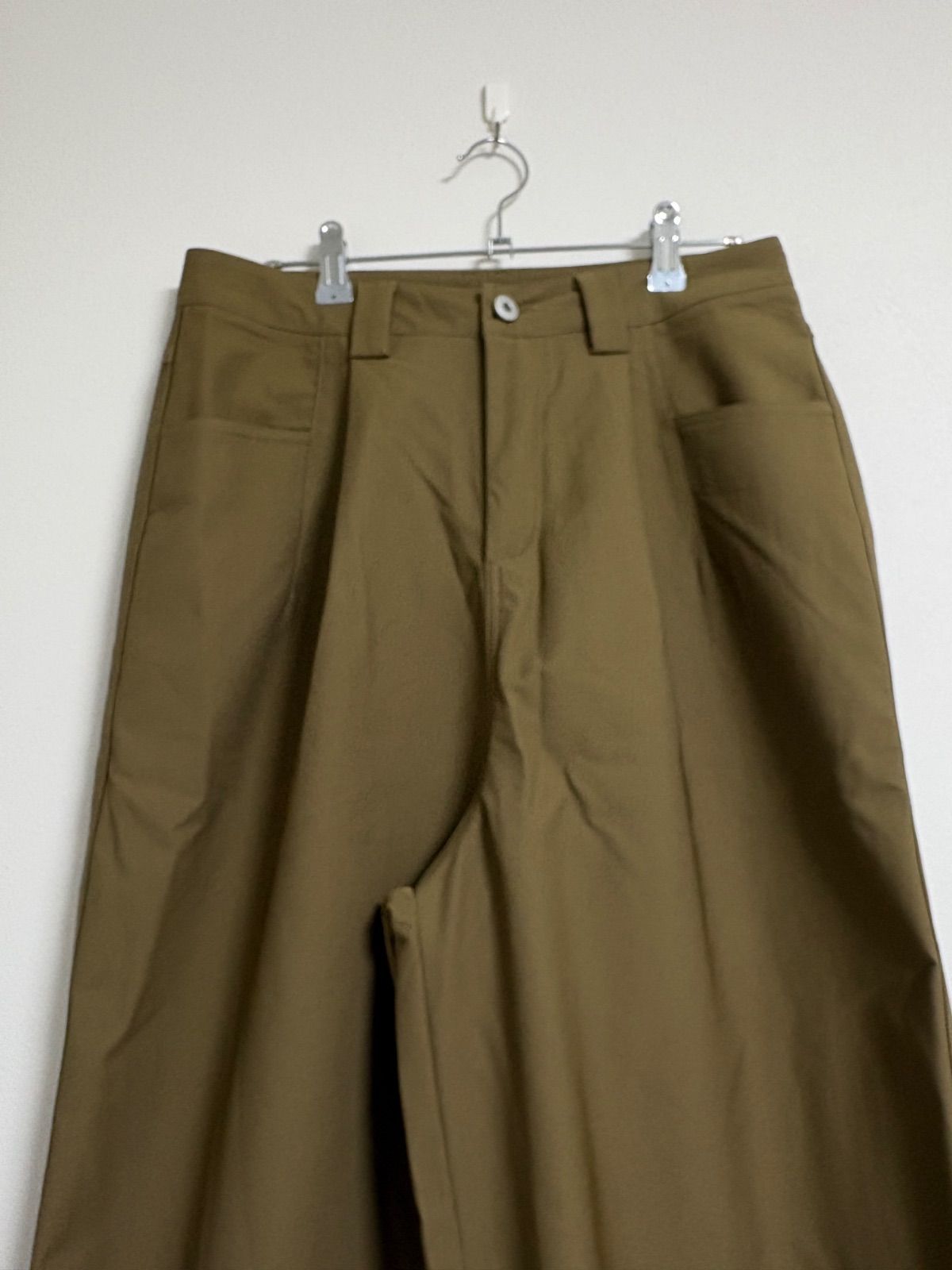 fashiru wide chino slacks ワイドチノスラックス - メルカリ