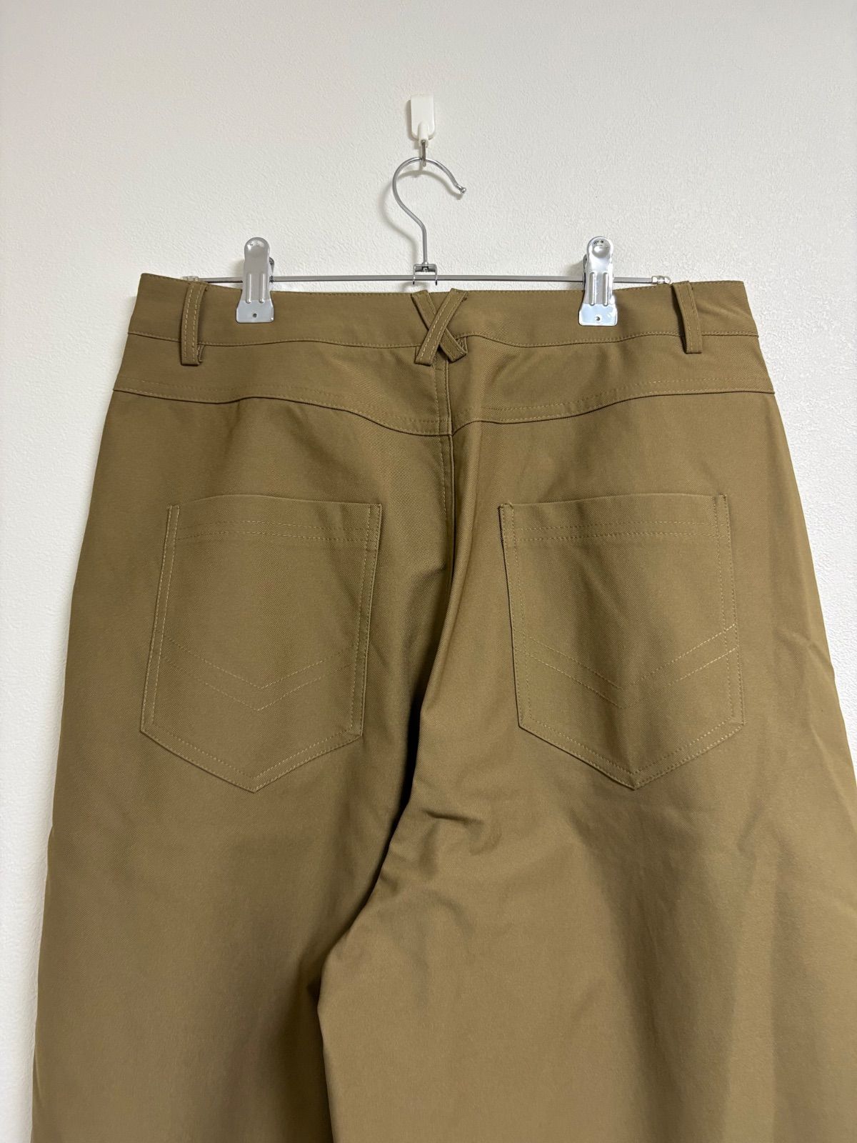 fashiru wide chino slacks ワイドチノスラックス - メルカリ