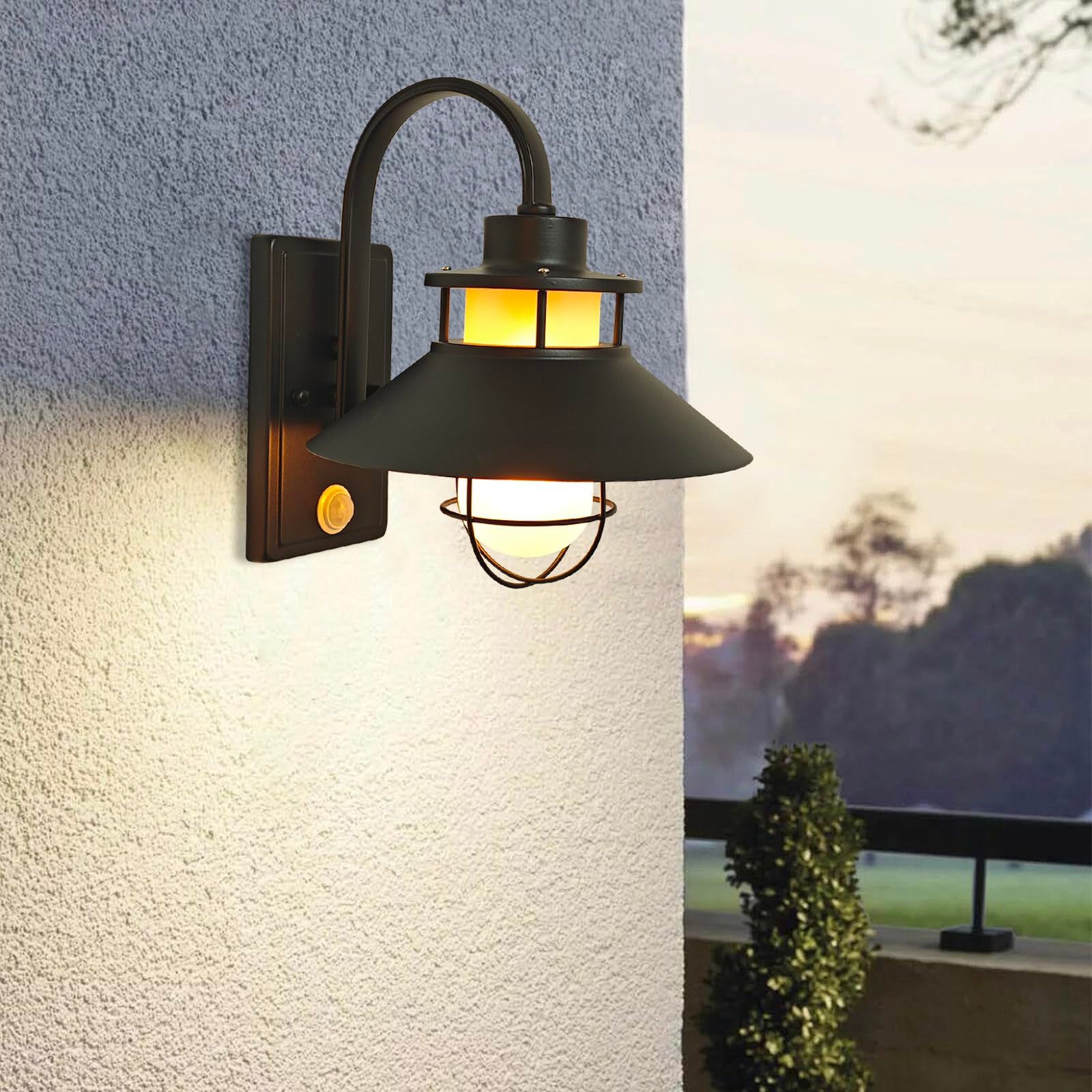 迅速に発送】KAWELL 玄関灯 人感センサー 玄関照明 シンプルなデザイン