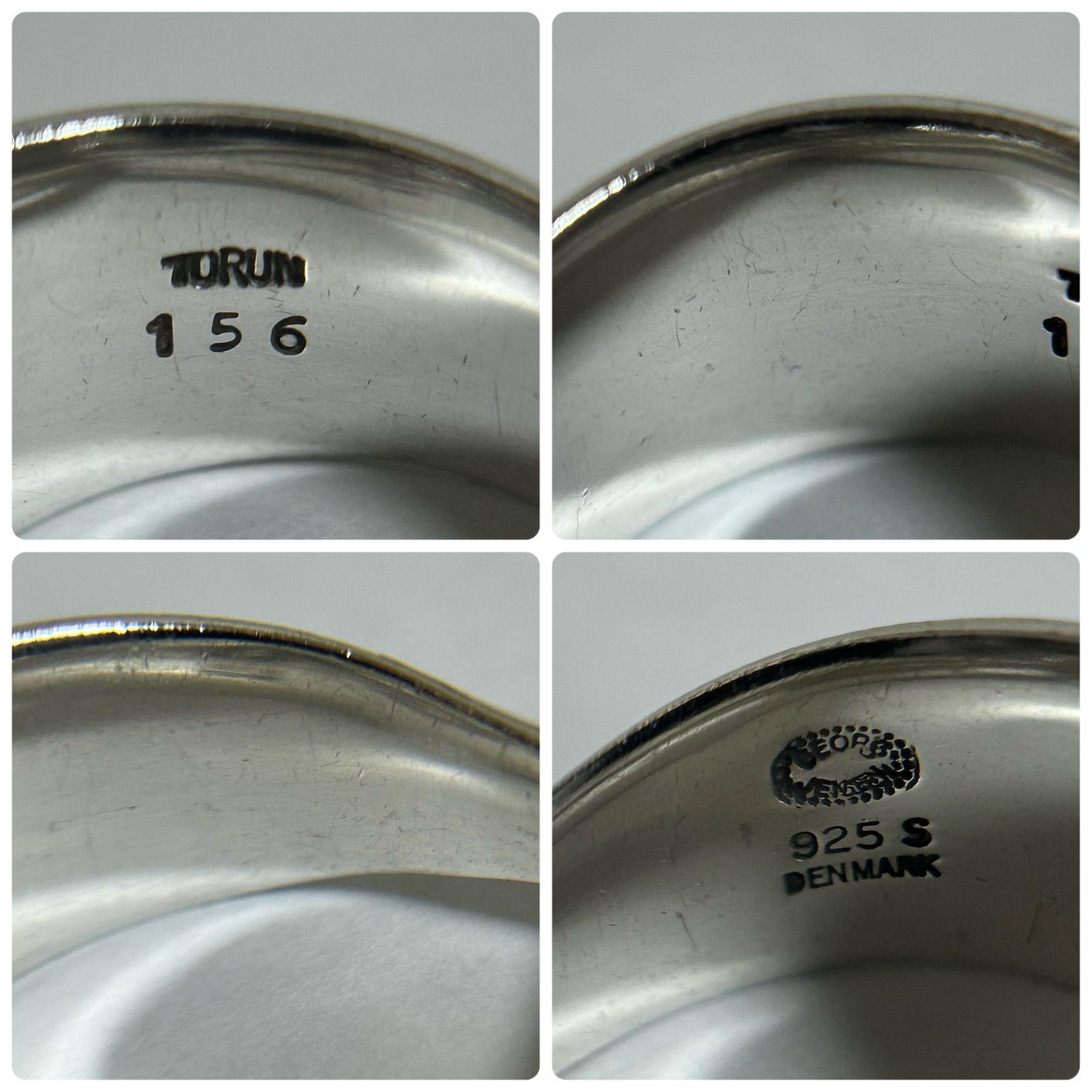 使用感大】 ジョージジェンセン リング 指輪 156 TORUN ヴィヴィアンナ