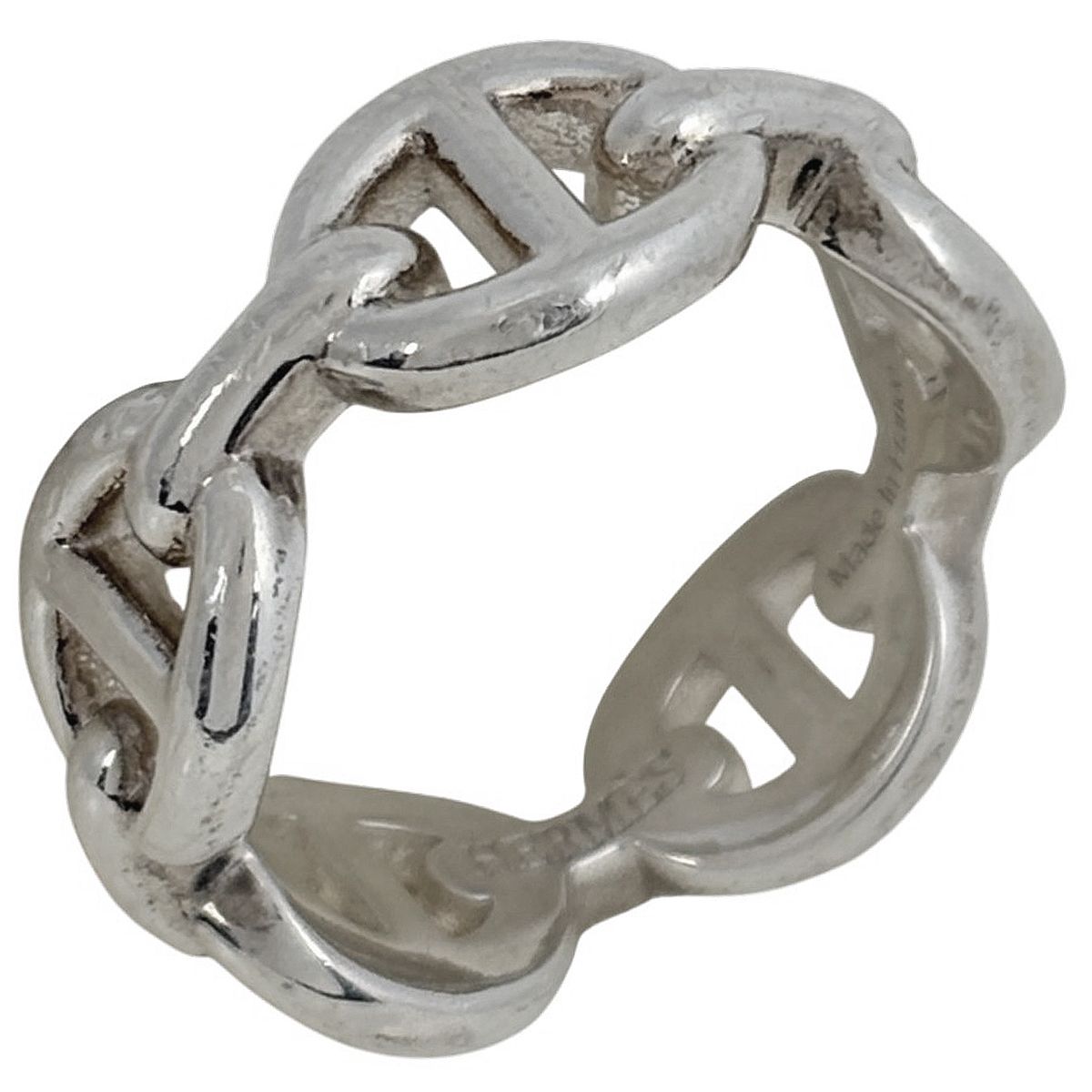 エルメス HERMES シェーヌダンクル アンシェネ PM 指輪 リング 8号