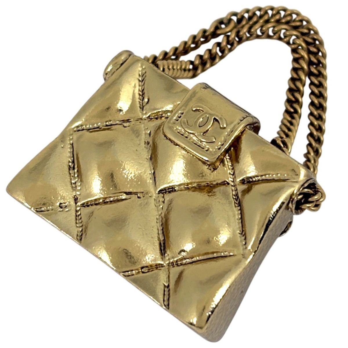 シャネル CHANEL ココマーク ブローチ マトラッセ ブローチ GP