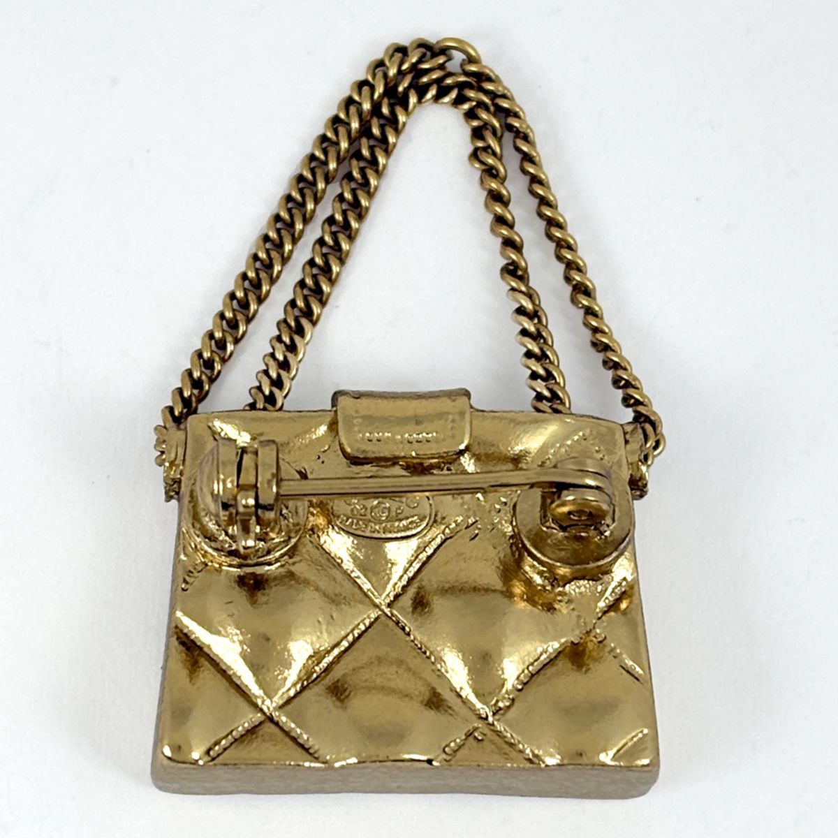 シャネル CHANEL ココマーク ブローチ マトラッセ ブローチ GP