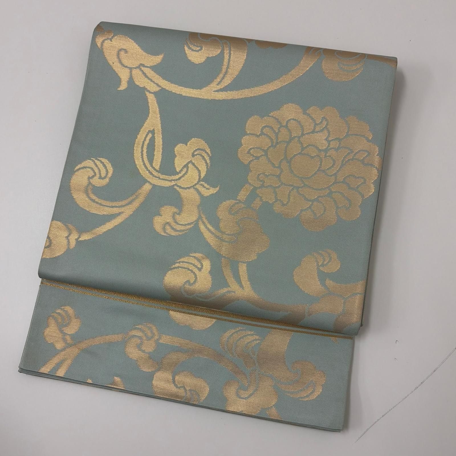 袋帯 織悦 正絹 上品な花唐草文 六通 MA-4222 - メルカリ