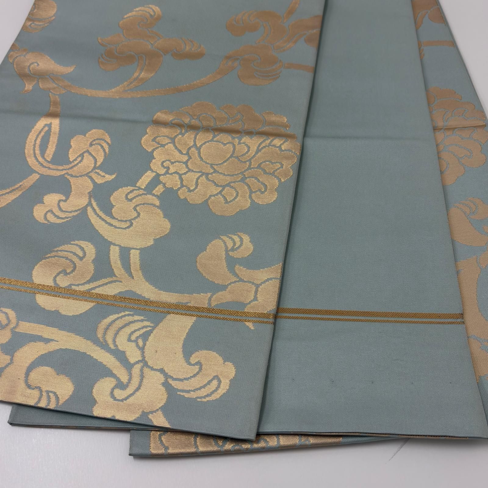 袋帯 織悦 正絹 上品な花唐草文 六通 MA-4222 - メルカリ