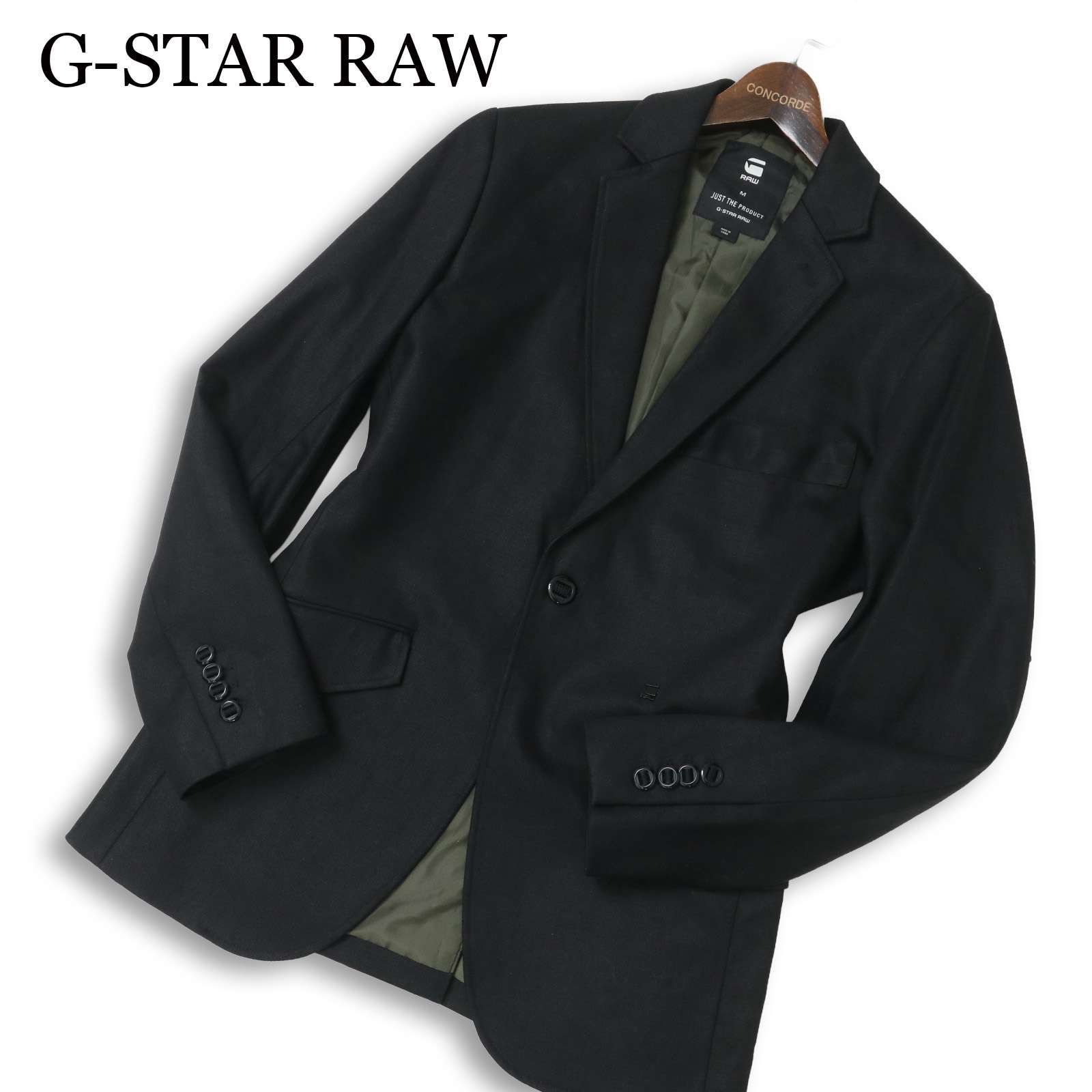G-STAR RAW ジースター ロウ 通年 総裏 MT BLAKE BLAZER☆ ロゴ 1B 