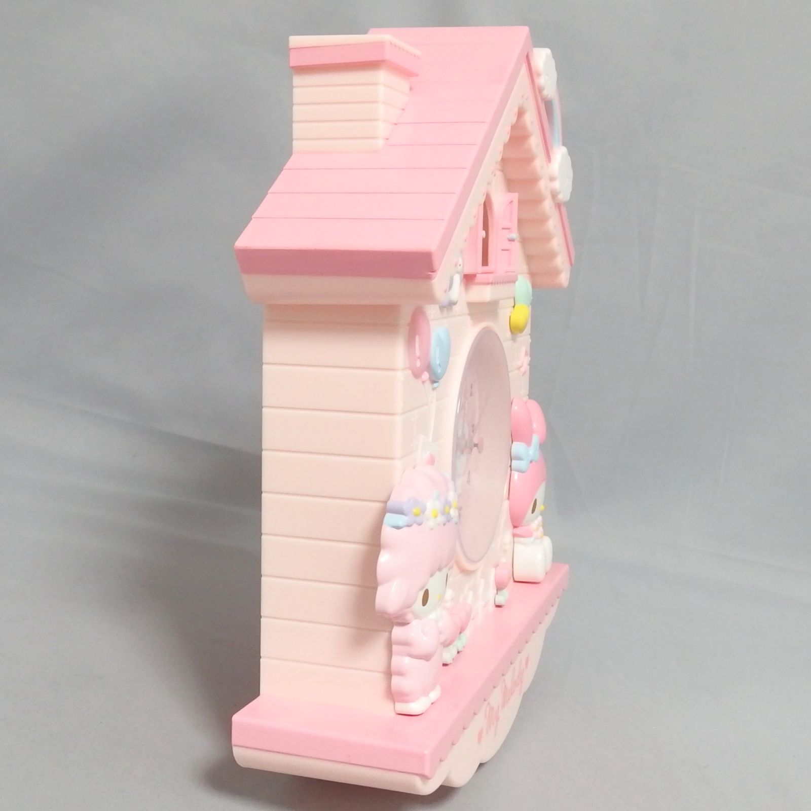 良品☆Sanrio Original my melody 振り子時計 ハウス型 掛け時計 正規