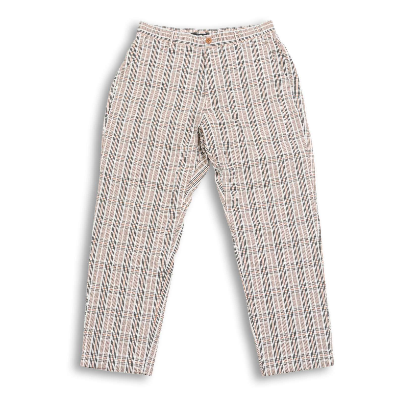 niko and ニコアンド 春夏 シアサッカー☆ チェック テーパード