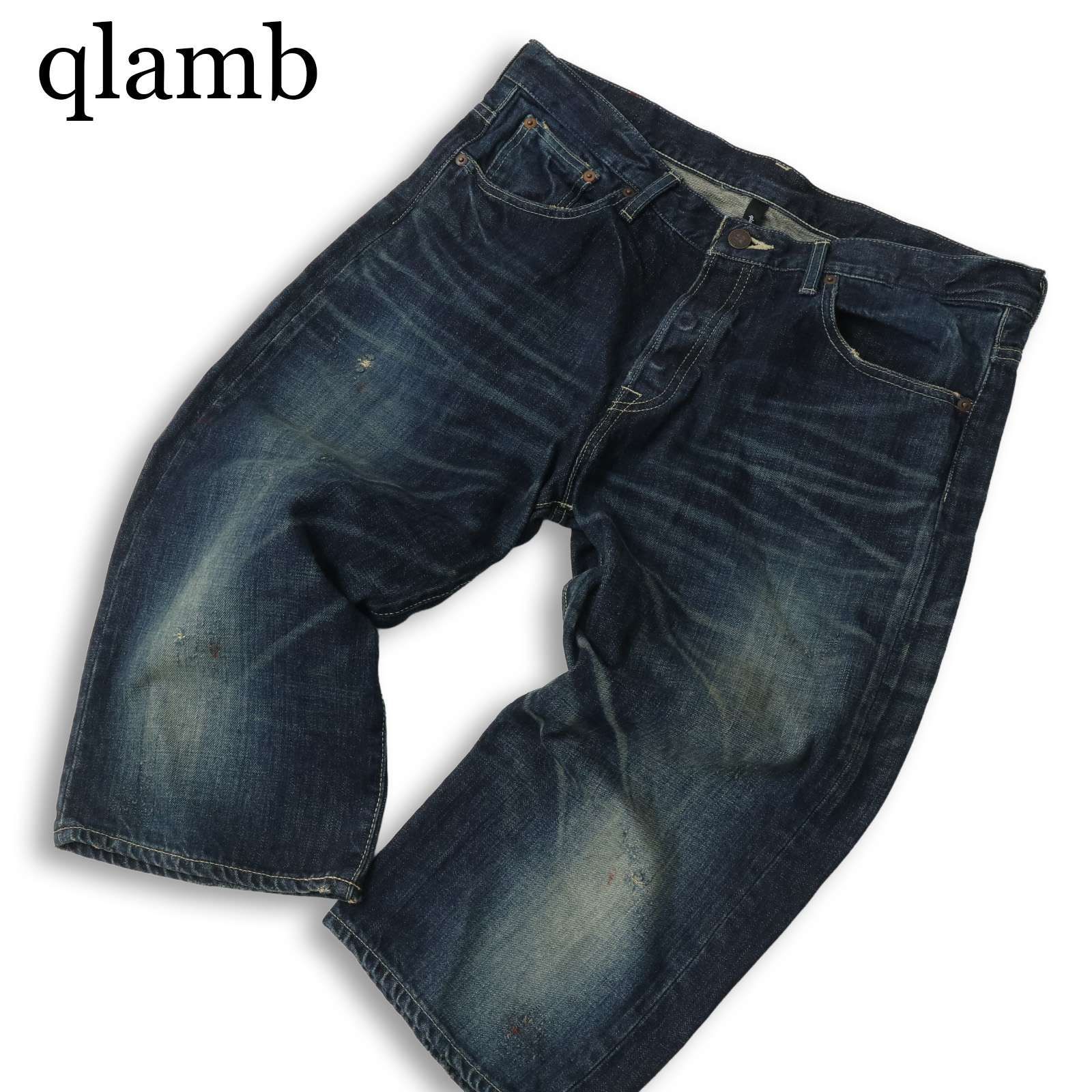 glamb グラム 春夏 ダメージ加工☆ クロップド デニム パンツ ジーンズ 