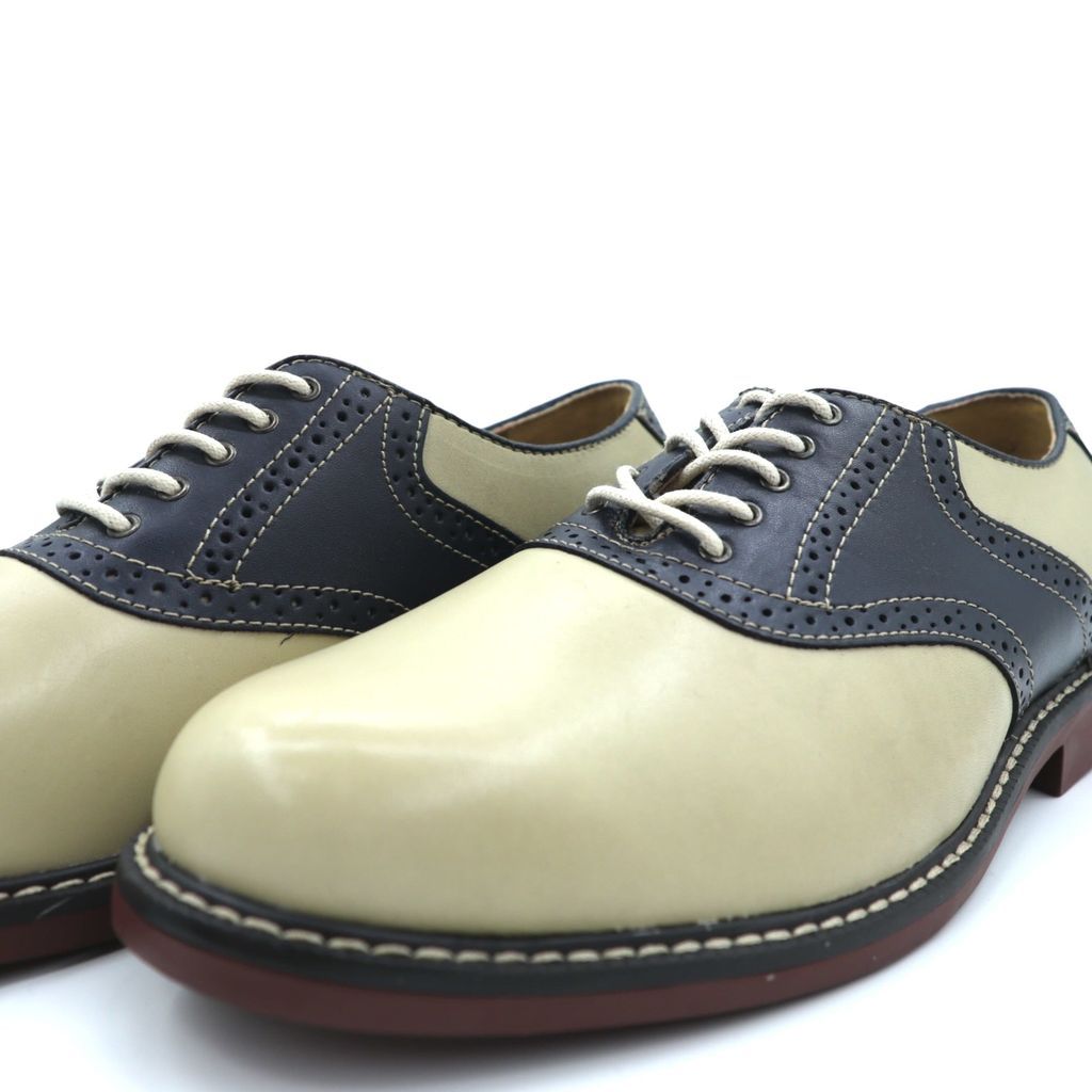 G.H.BASS サドルシューズ 2トーン コンビ ドレスシューズ 27cm