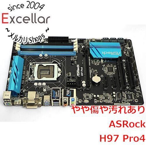 bn:13] ASRock製 ATXマザーボード H97 Pro4 LGA1150 訳あり - メルカリ