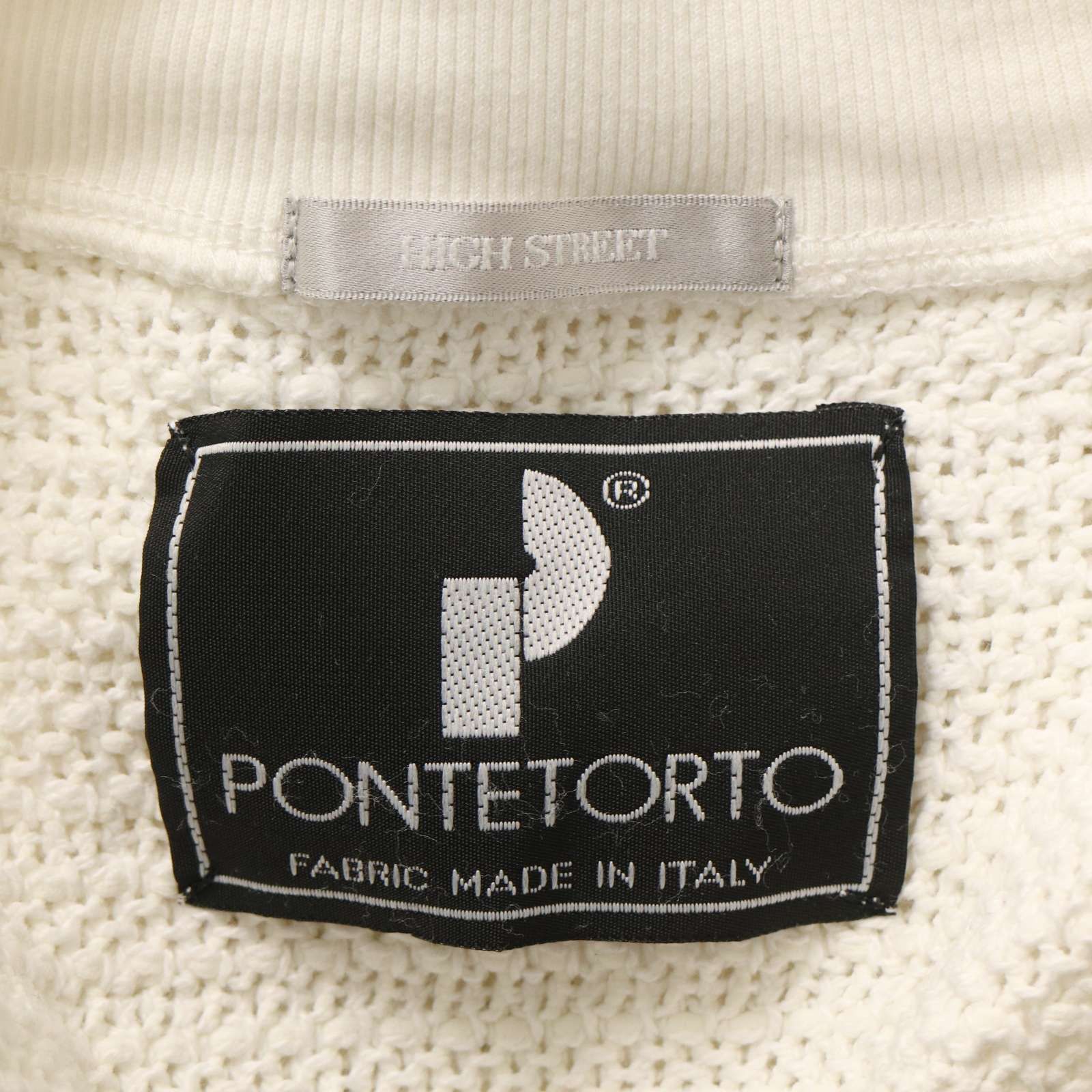 HIGH STREET ハイストリート イタリア生地 PONTETORTO☆ 7分袖 