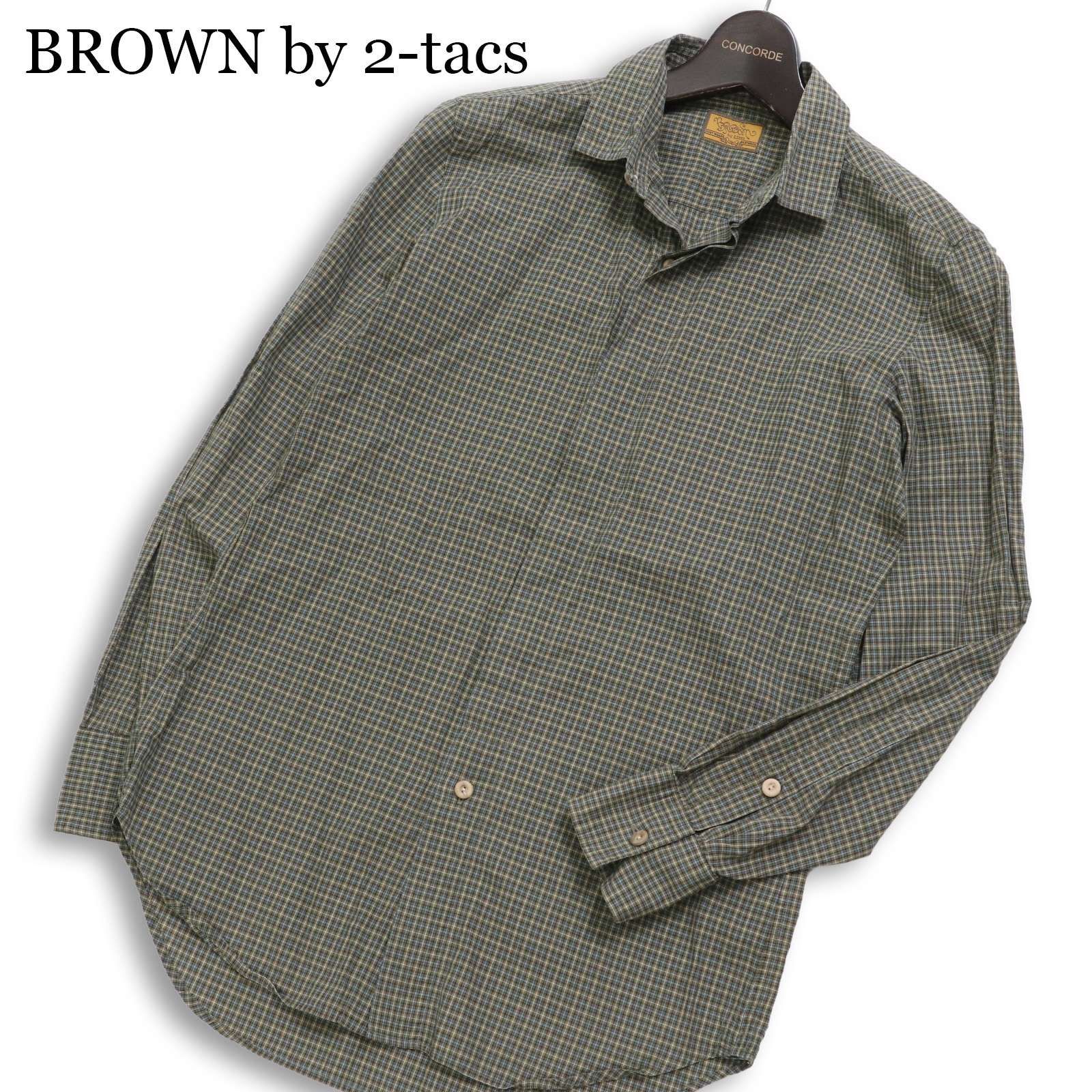 BROWN by 2-tacs ブラウン バイ ツータックス 通年 比翼仕立て☆ 長袖