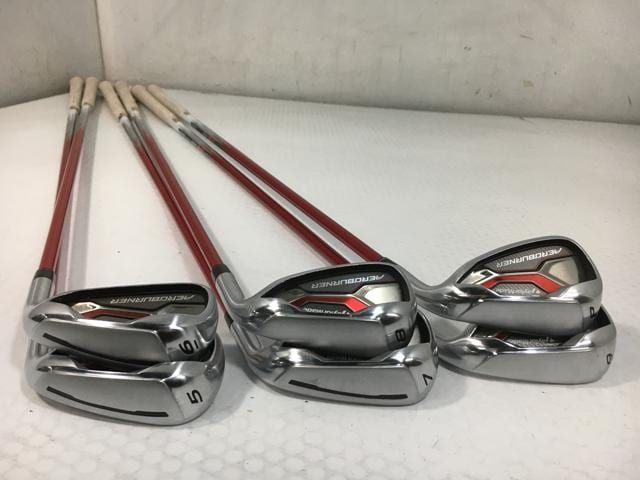 返品OK 【中古ゴルフクラブ】(6本セット)テーラーメイド AERO BURNER