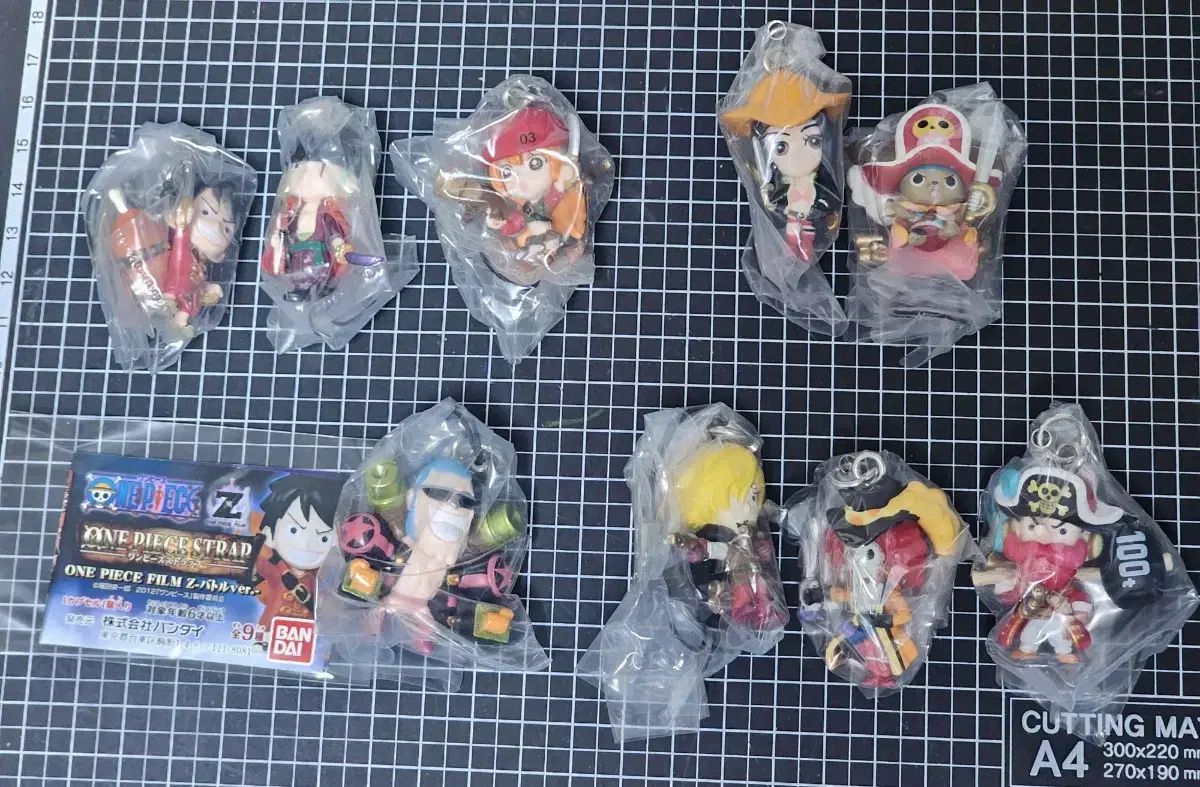 8種オールコンプリート/新品 ONE PIECE フィルムZ 古典 キーホルダー