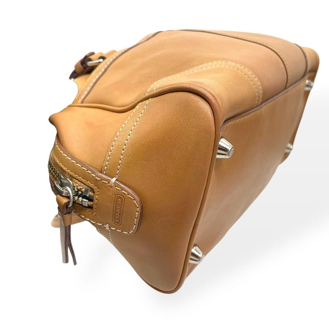 極美品 COACH コーチ ミニボストンバッグ ハンプトンズ キャリーオール