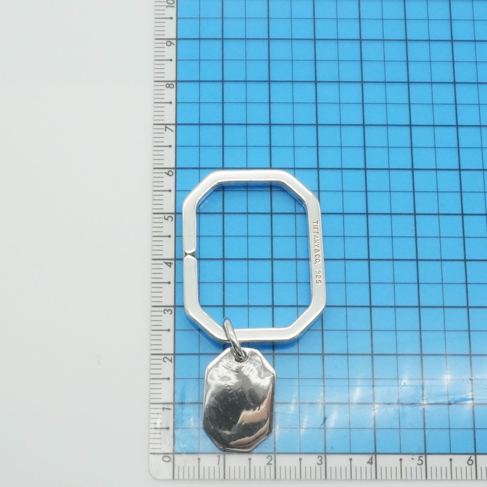 希少極美品 ティファニー オクタゴン キーホルダー ヴィンテージ/25