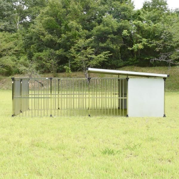 ドッグハウス DFS-M2 〔 1坪タイプ 屋外用 犬小屋 〕 +α拡張タイプ