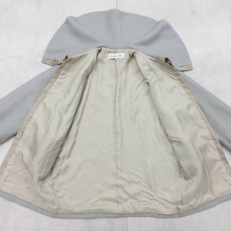 Christian Dior クリスチャンディオール ビッグカラー コート ドルマン