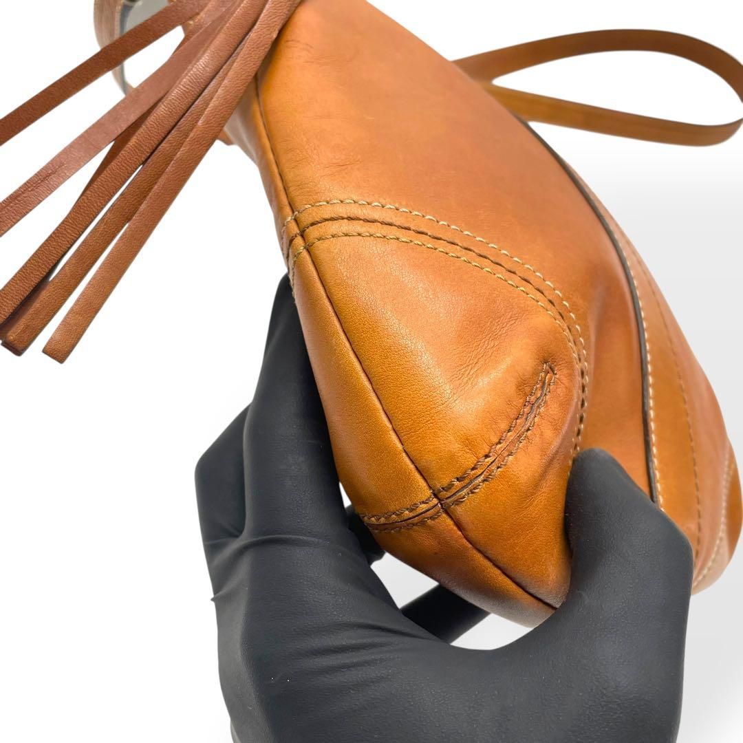 極美品 COACH オールドコーチ ショルダーバッグ 斜め掛け レザー