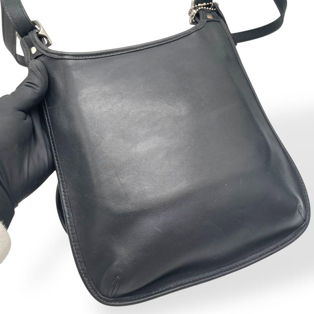 極美品 COACH オールドコーチ グラブタンレザー ショルダーバッグ