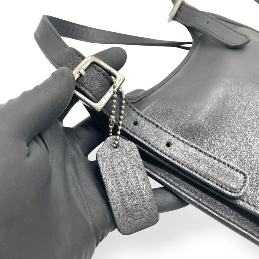 極美品 COACH オールドコーチ グラブタンレザー ショルダーバッグ
