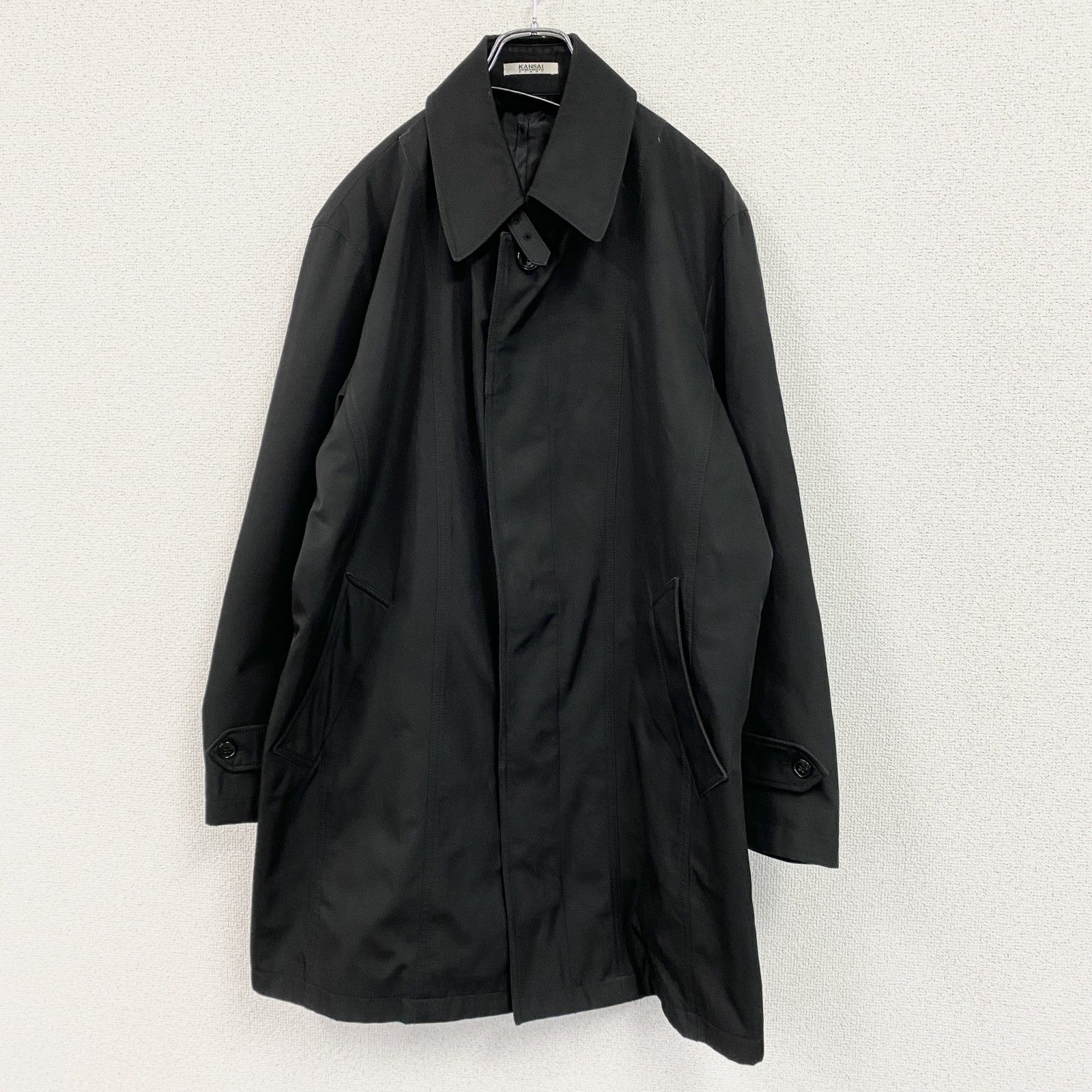 古着 used KANSAI YAMAMOTO カンサイ ヤマモト ステンカラーコート 黒