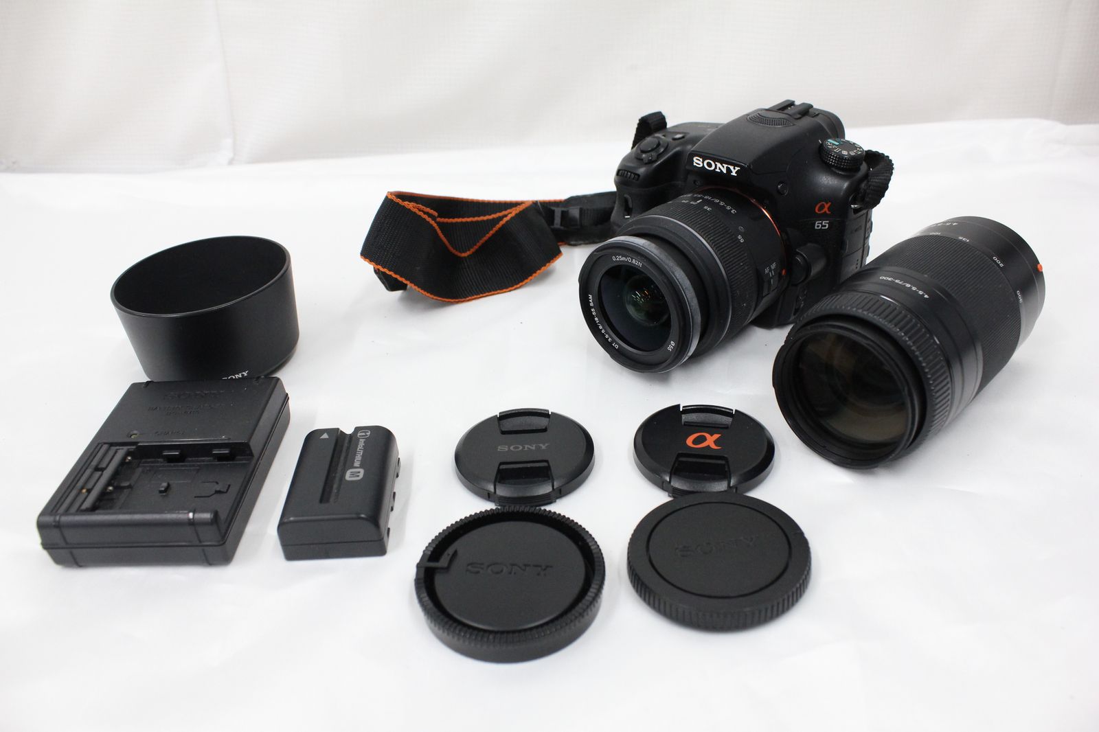 返品保証】 【シャッター回数4660回】ソニー Sony α65 DT 18-55mm F3.5