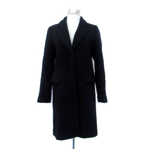 イエナ IENA チェスターコート ロング丈 シングルボタン 38 M 紺