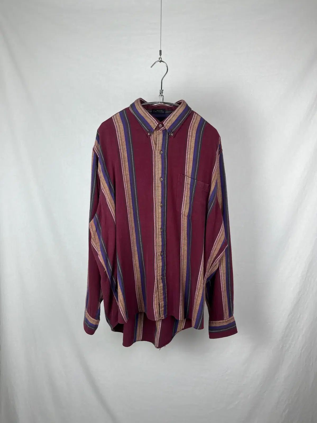 90s CHAPS by Ralph Lauren ストライプ シャツ - メルカリ