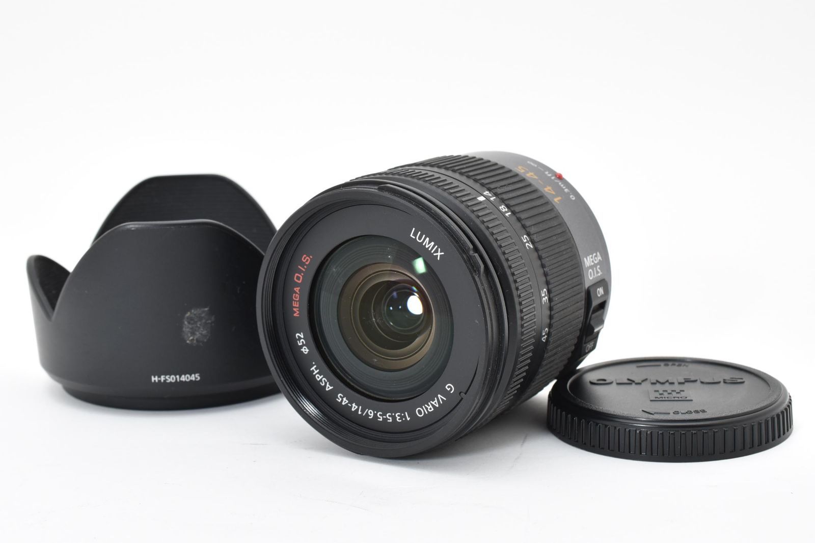 □美品□ PANASONIC G VARIO 14-45mm/F3.5-5.6 ASPH/MEGA O.I.S. H
