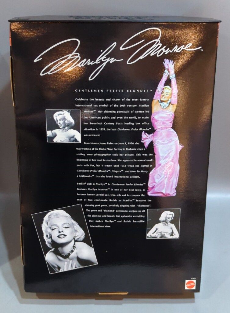 マテル バービー 紳士は金髪がお好き バービーasマリリン・モンロー
