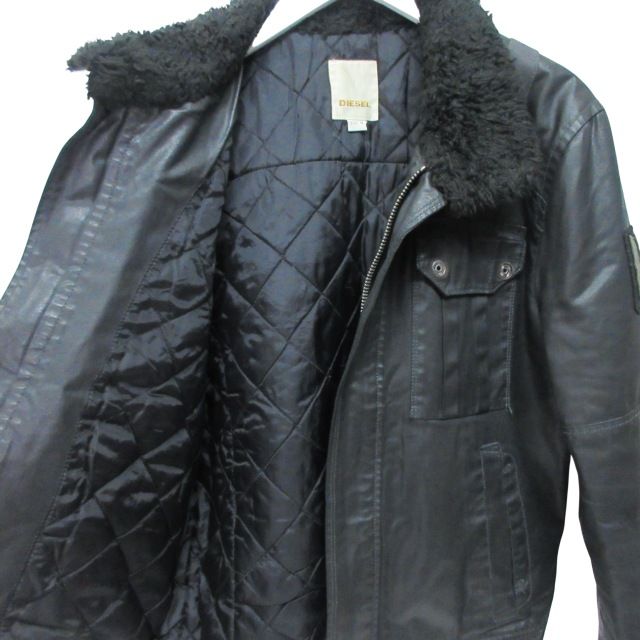 ディーゼル DIESEL 長袖 ジャケット ライダース アウター コーティング