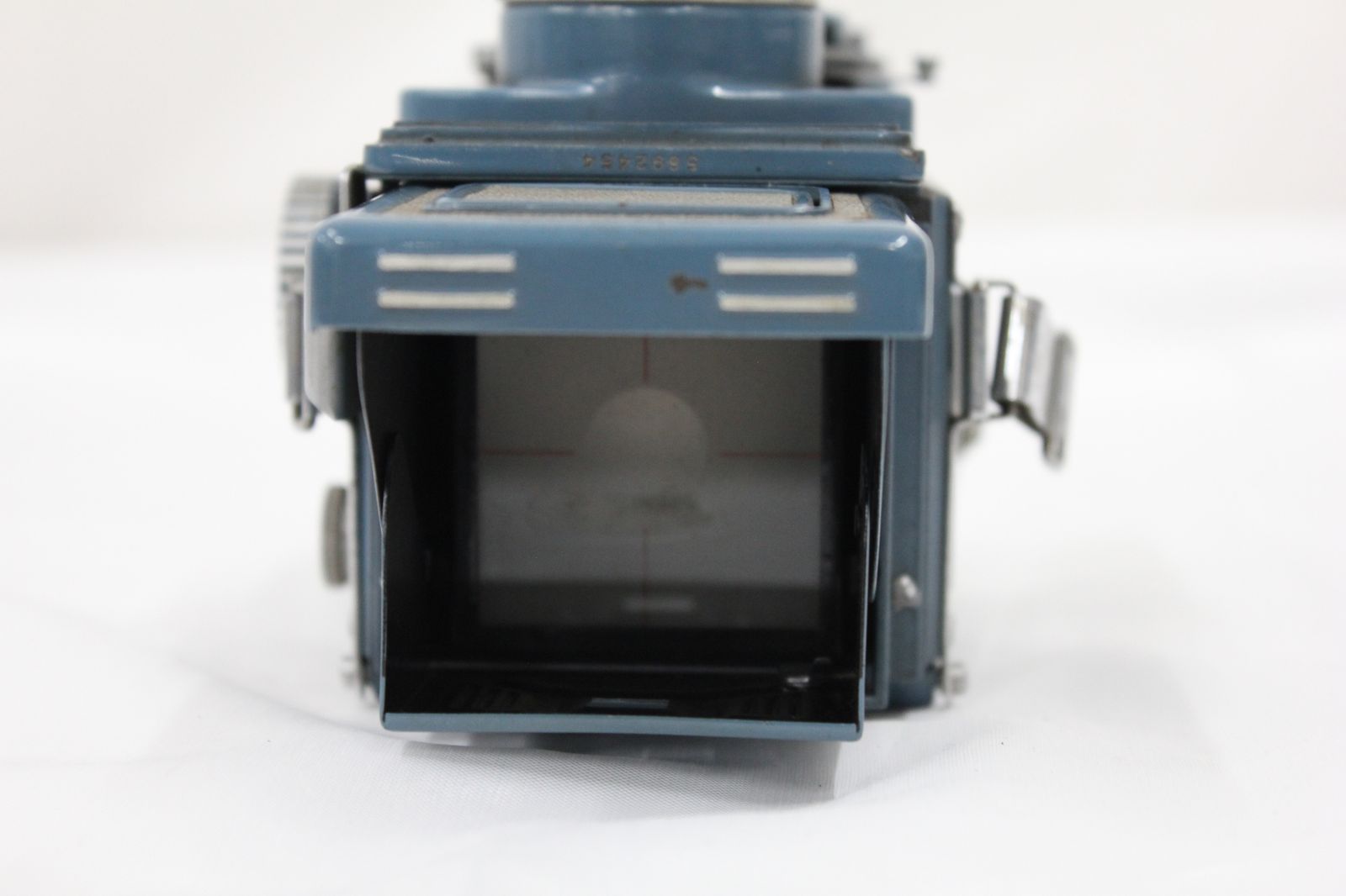 訳あり品】 ヤシカ Yashica-44 ブルー Yashikor 60mm F3.5 二眼カメラ