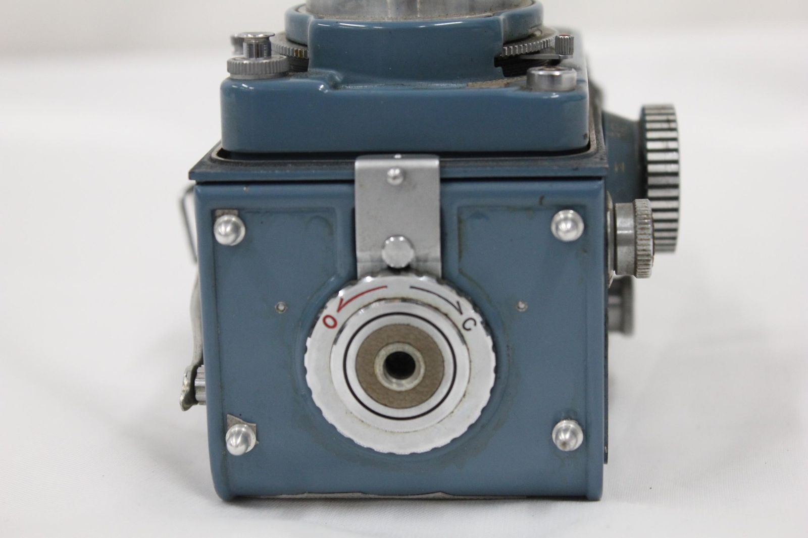 訳あり品】 ヤシカ Yashica-44 ブルー Yashikor 60mm F3.5 二眼カメラ