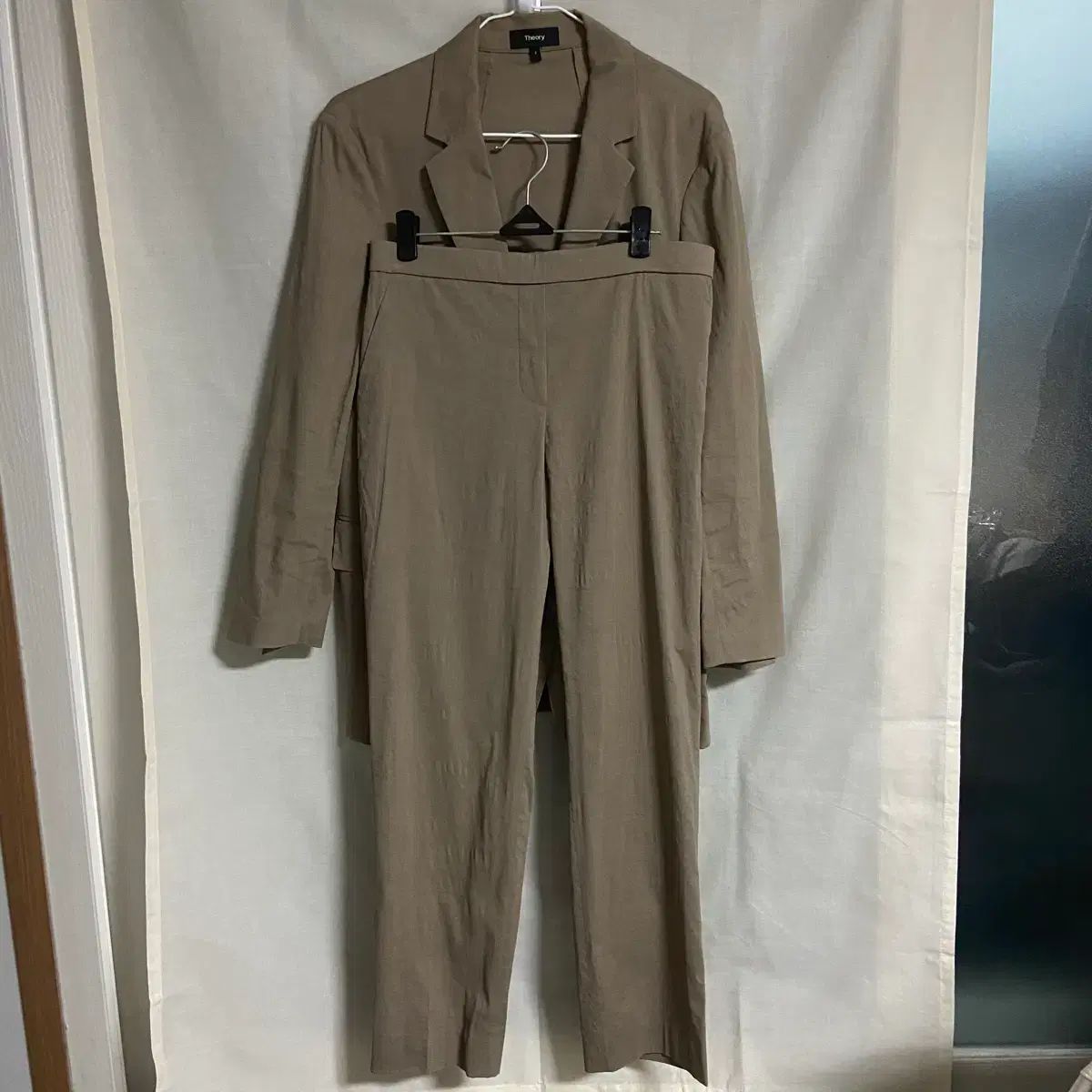 THEORY セオリー 21 リネン ブレーザー パンツ セットアップ (44
