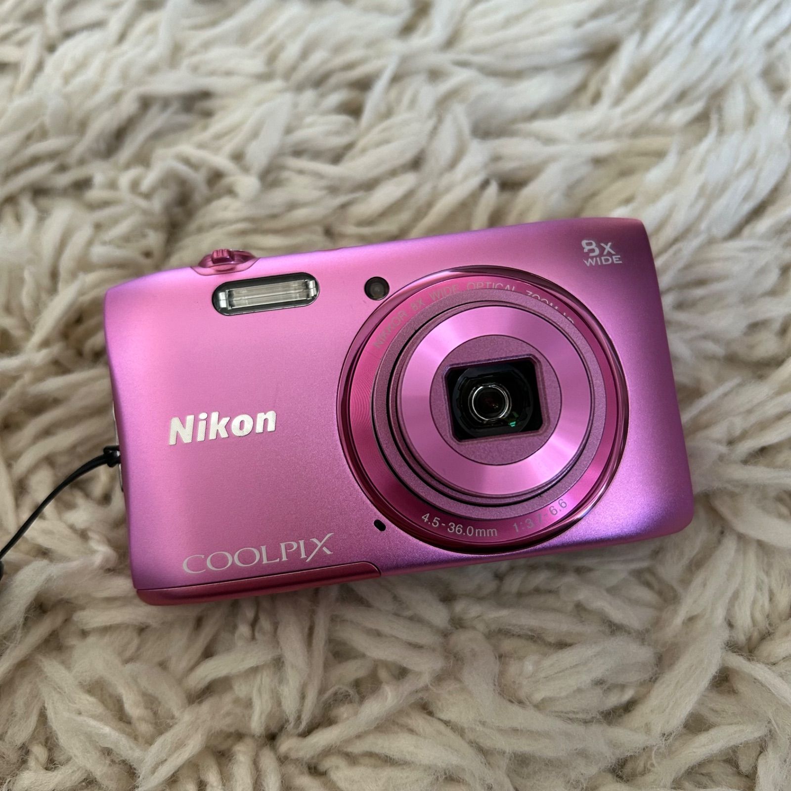 ✨極美品✨】Nikon COOLPIX S3600 コンデジ 平成レトロ ピンク - メルカリ