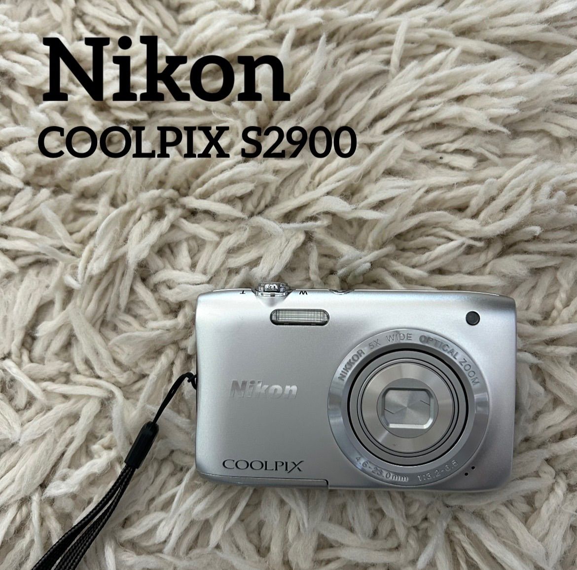 ✨極美品✨】Nikon COOLPIX S2900 コンデジ 平成レトロ シルバー