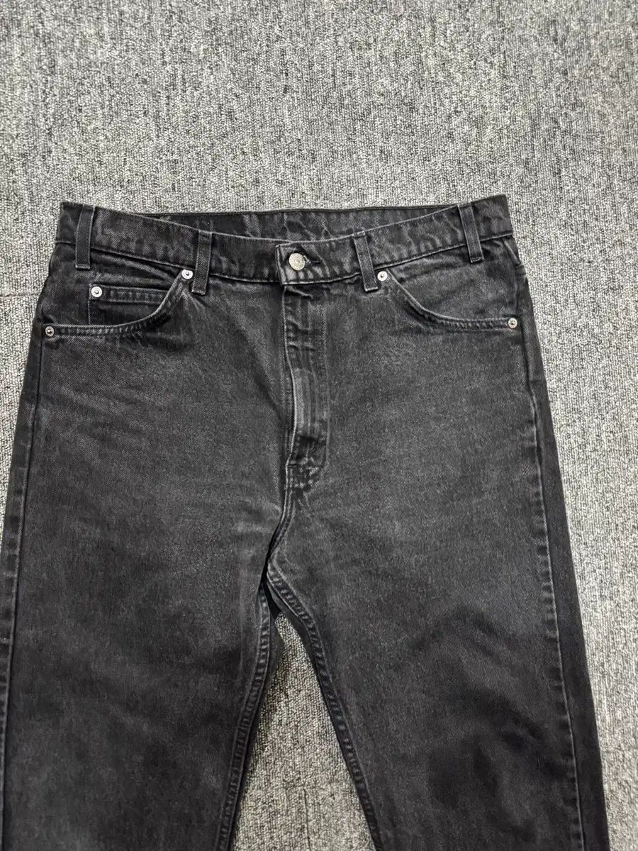 90s USA リーバイス 505 オレンジタブ ブラック ウォッシュド デニム