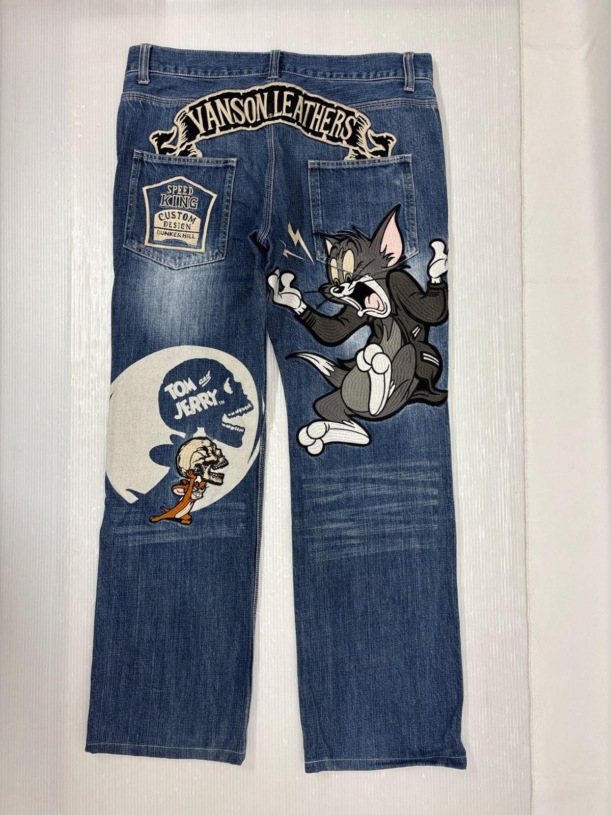 トムとジェリー バンソン コラボ ジーンズ VANSON デニムパンツ VANSON 