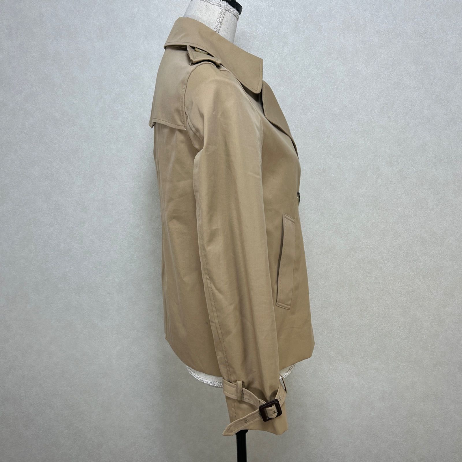 ユナイテッドアローズ　ショート丈トレンチコートBEAUTY&YOUTH BEAUTY&YOUTH UNITED ARROWS ビューティーアンドユース ユナイテッド