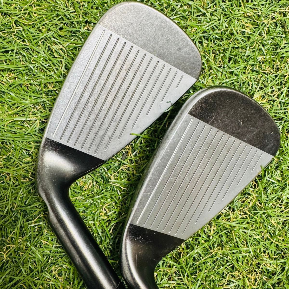 良品】ピン G710 黒ドット メンズアイアンセット 5本 スチール S