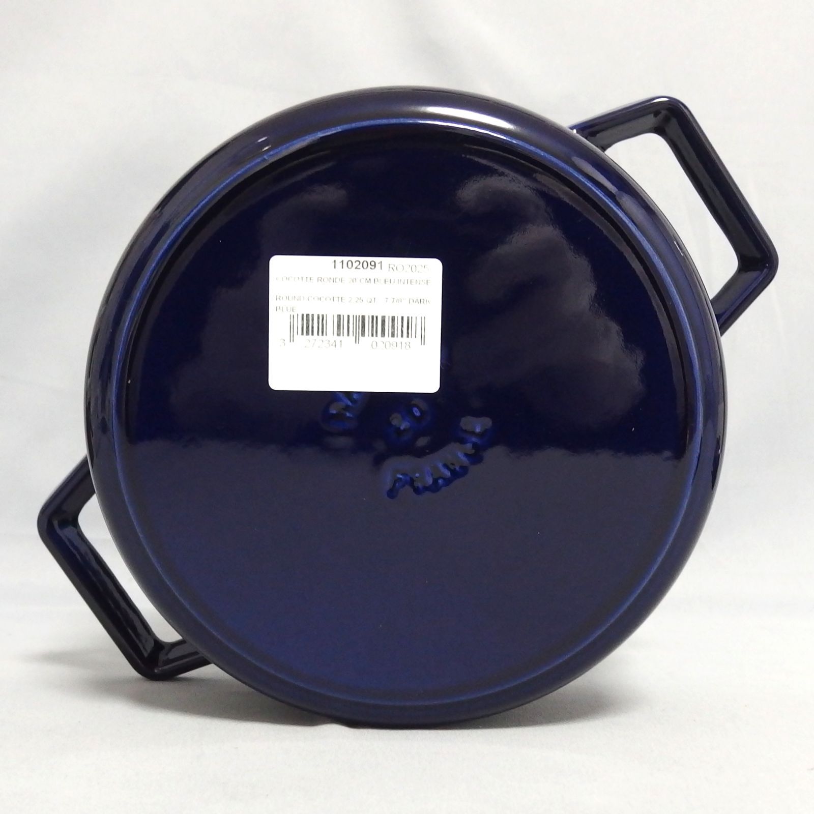 未使用☆STAUB COCOTTE RONDE 20cm 2.2L グランブルー 40510-264 