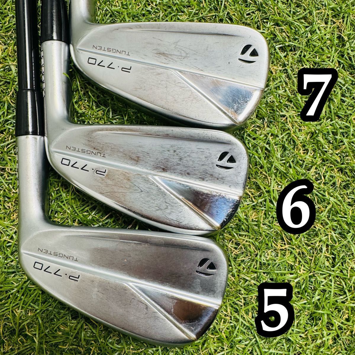レアシャフト】テーラーメイド P770 2023 メンズアイアンセット 6本