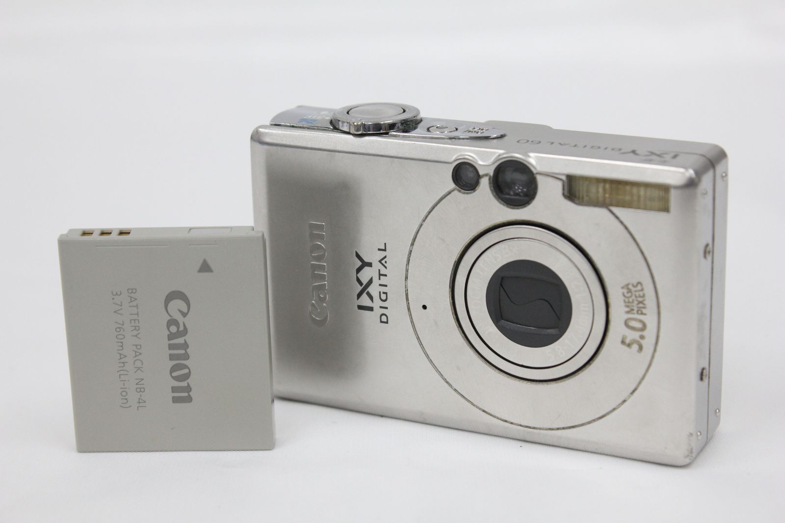 返品保証】 キャノン Canon IXY DIGITAL 60 3x バッテリー付き