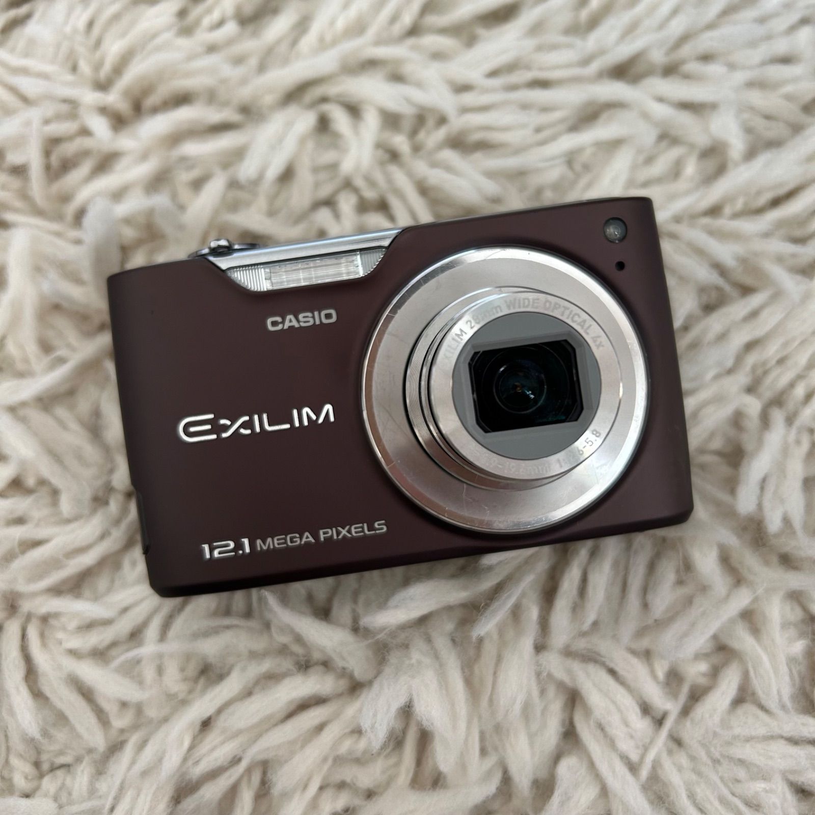 ✨美品✨】CASIO EXLIM EX-Z450 平成レトロ コンデジ ブラウン - メルカリ