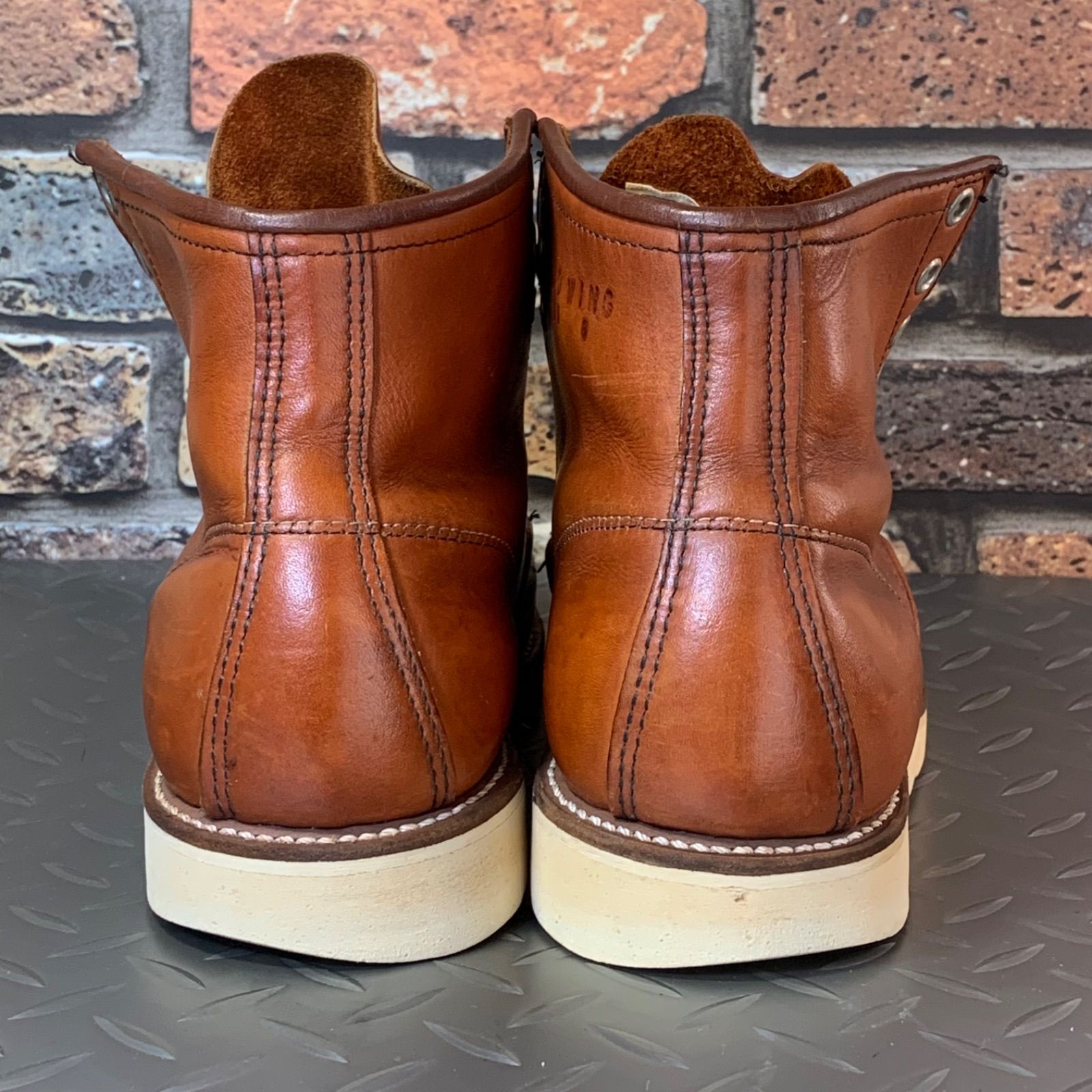 ☆REDWING 875 アイリッシュセッター 旧四角犬タグ 1988年製 US6.5E